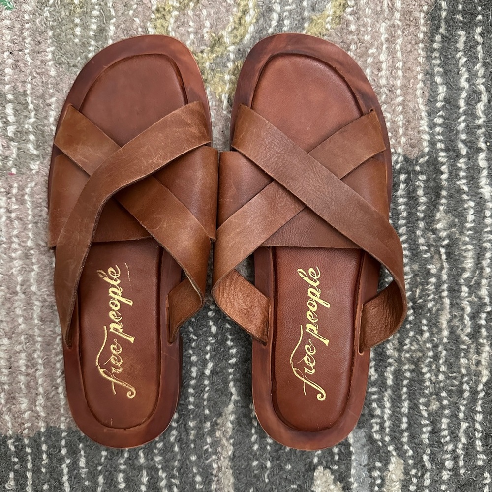 Free people leather sandals